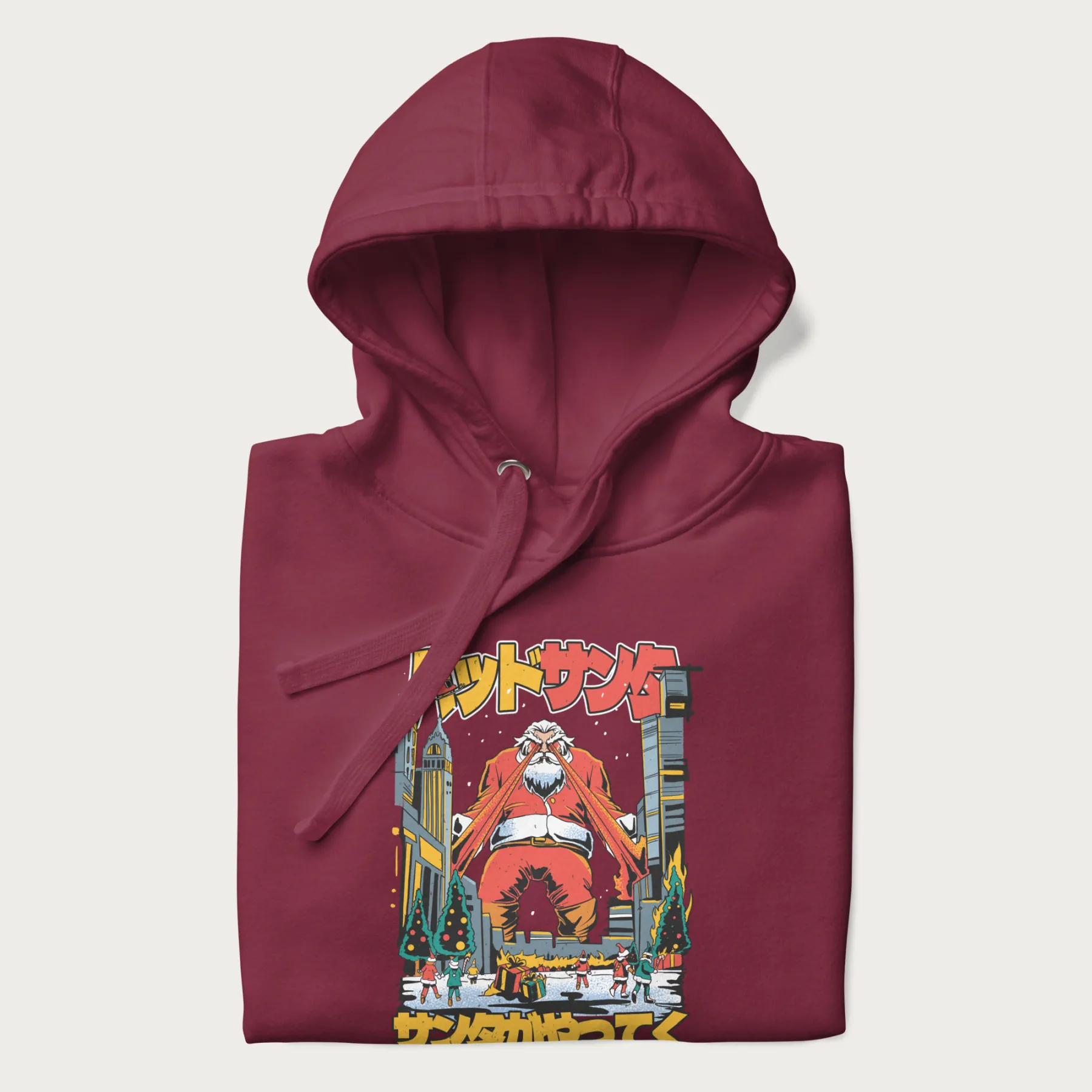 'Bad Santa' Japanese Hoodie - Image 15
