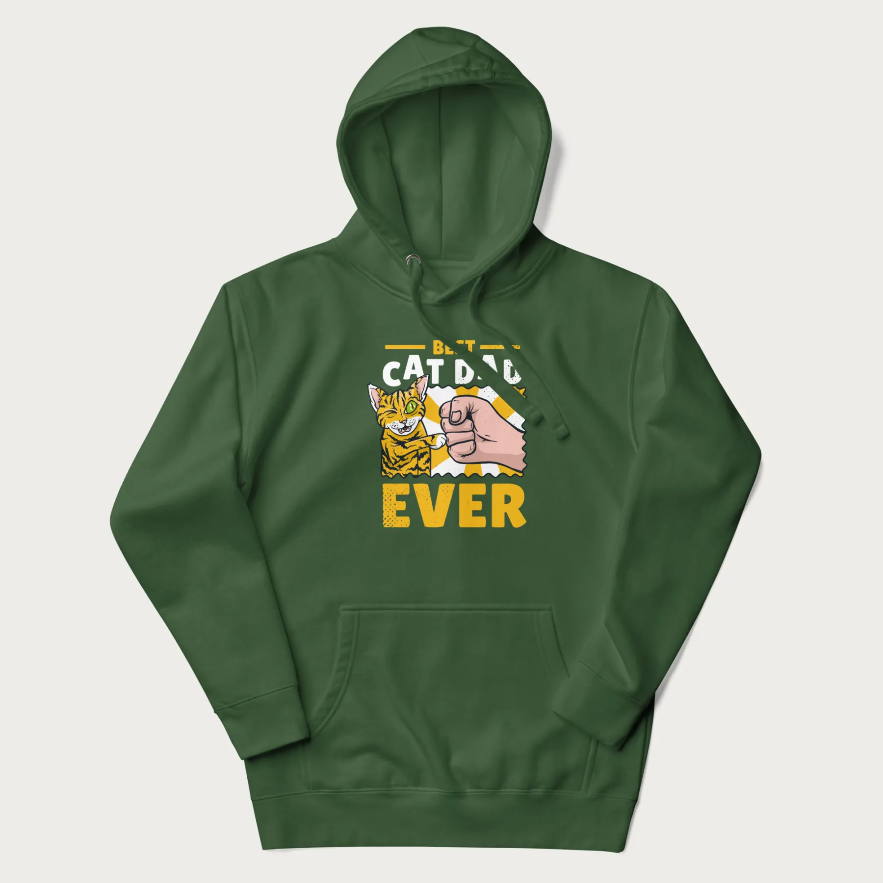 Best Cat Dad Ever Fist Pump Hoodie - Image 6