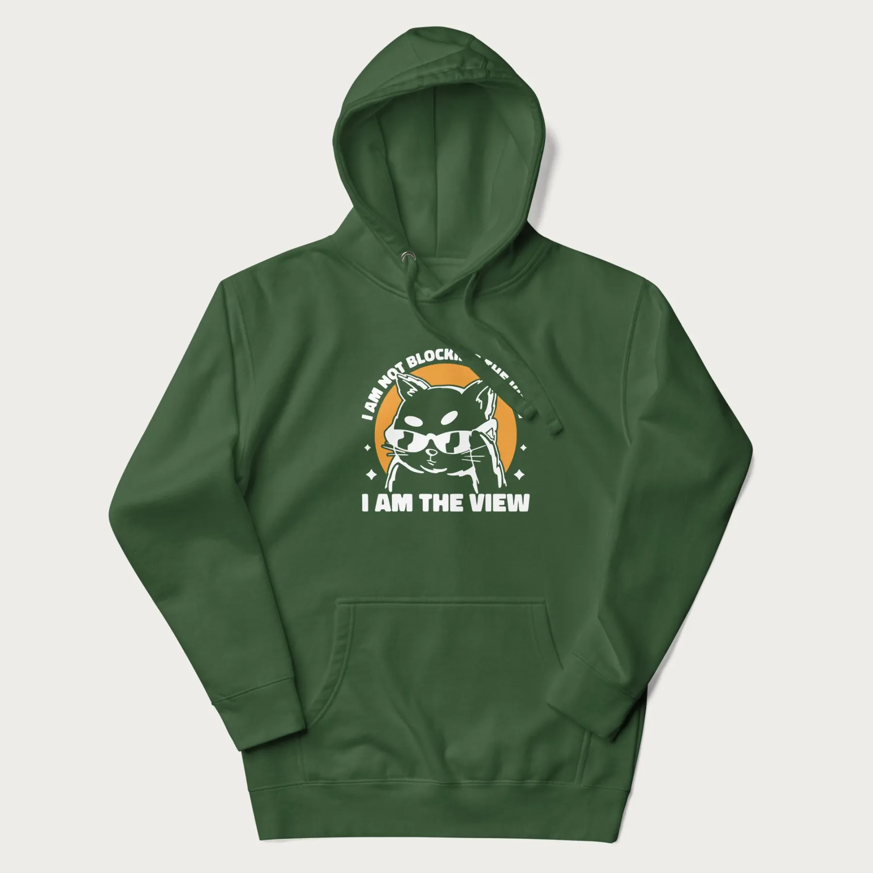 'I Am The View' Cat Hoodie - Image 10