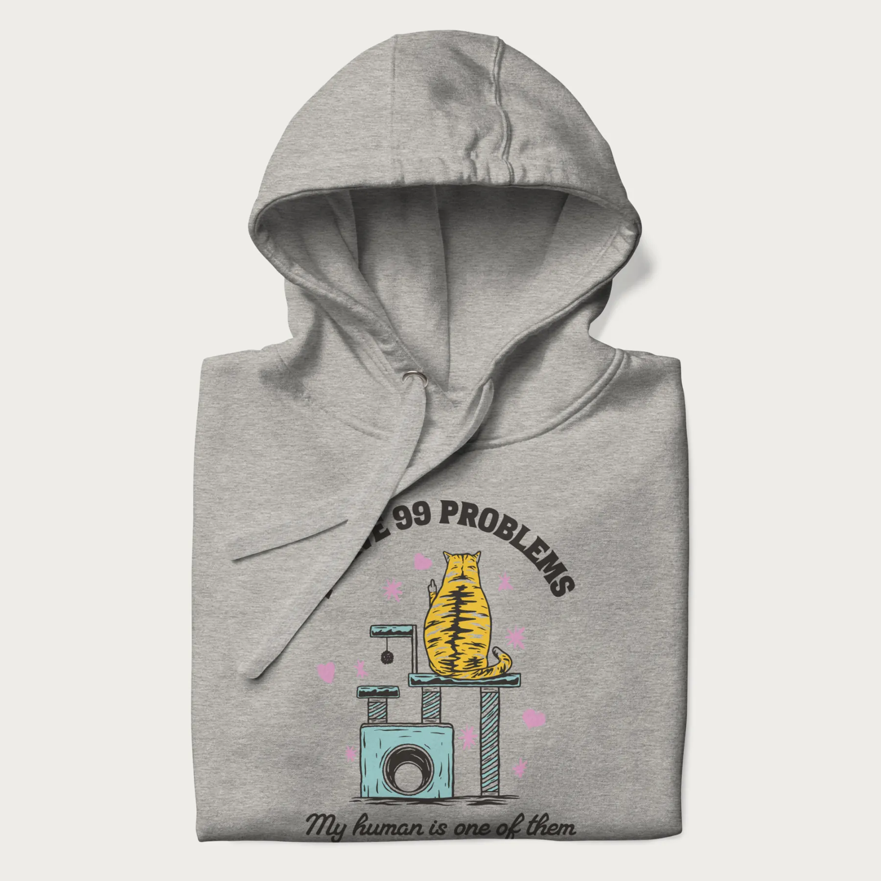 I Have 99 Problems Funny Cat Hoodie - Image 5