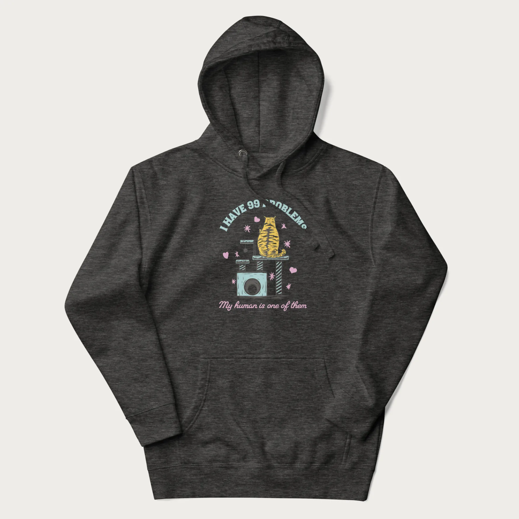 I Have 99 Problems Funny Cat Hoodie - Image 8
