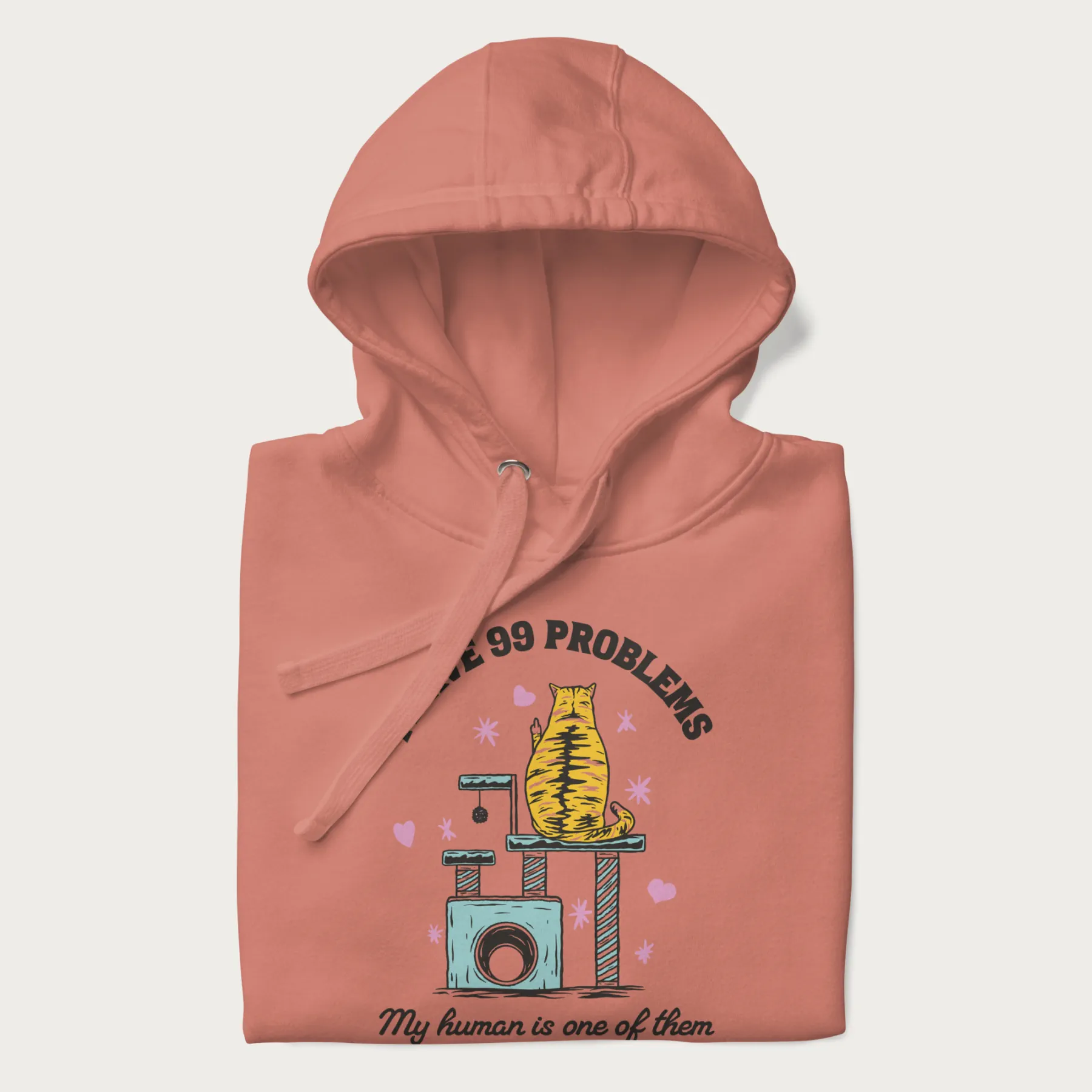 I Have 99 Problems Funny Cat Hoodie - Image 9