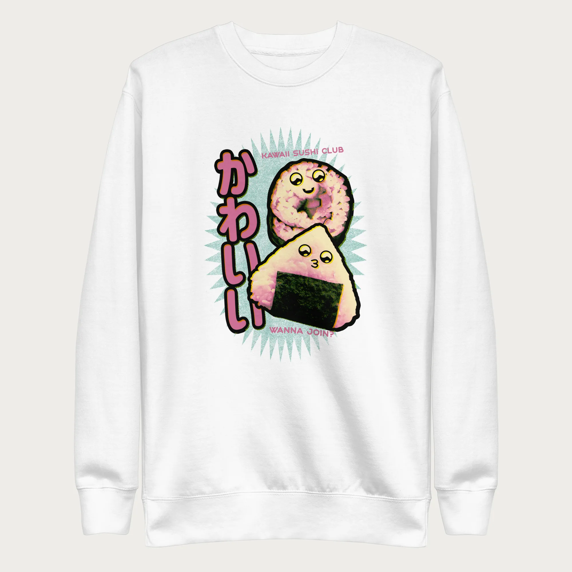 Kawaii Sushi Club Japanese Sweatshirt - Image 16