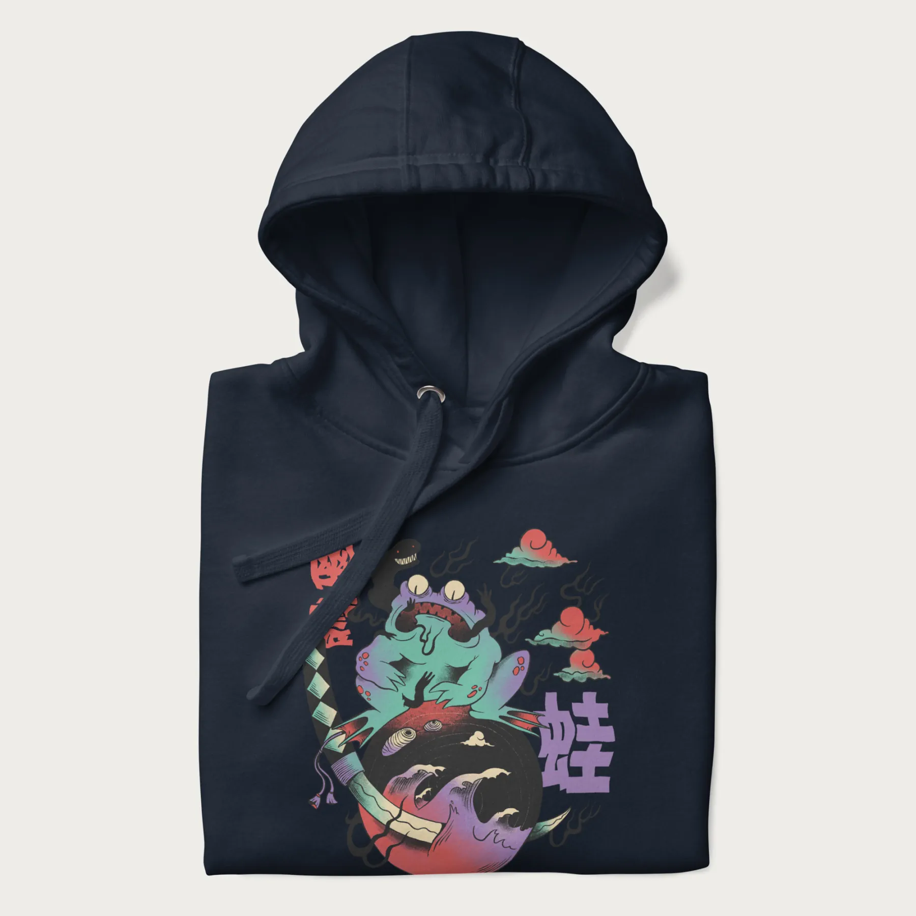 Psychedelic Japanese Frog Hoodie - Image 17