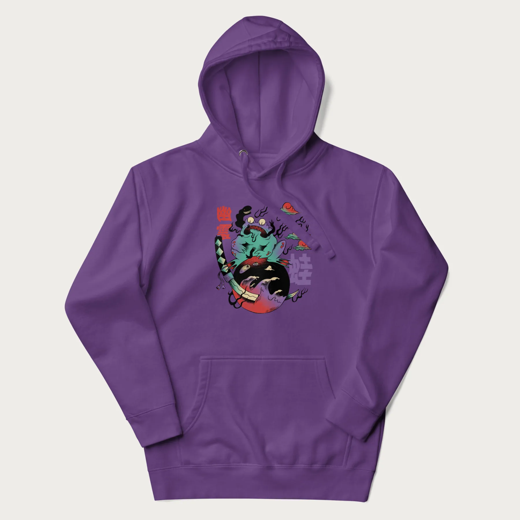 Psychedelic Japanese Frog Hoodie - Image 20