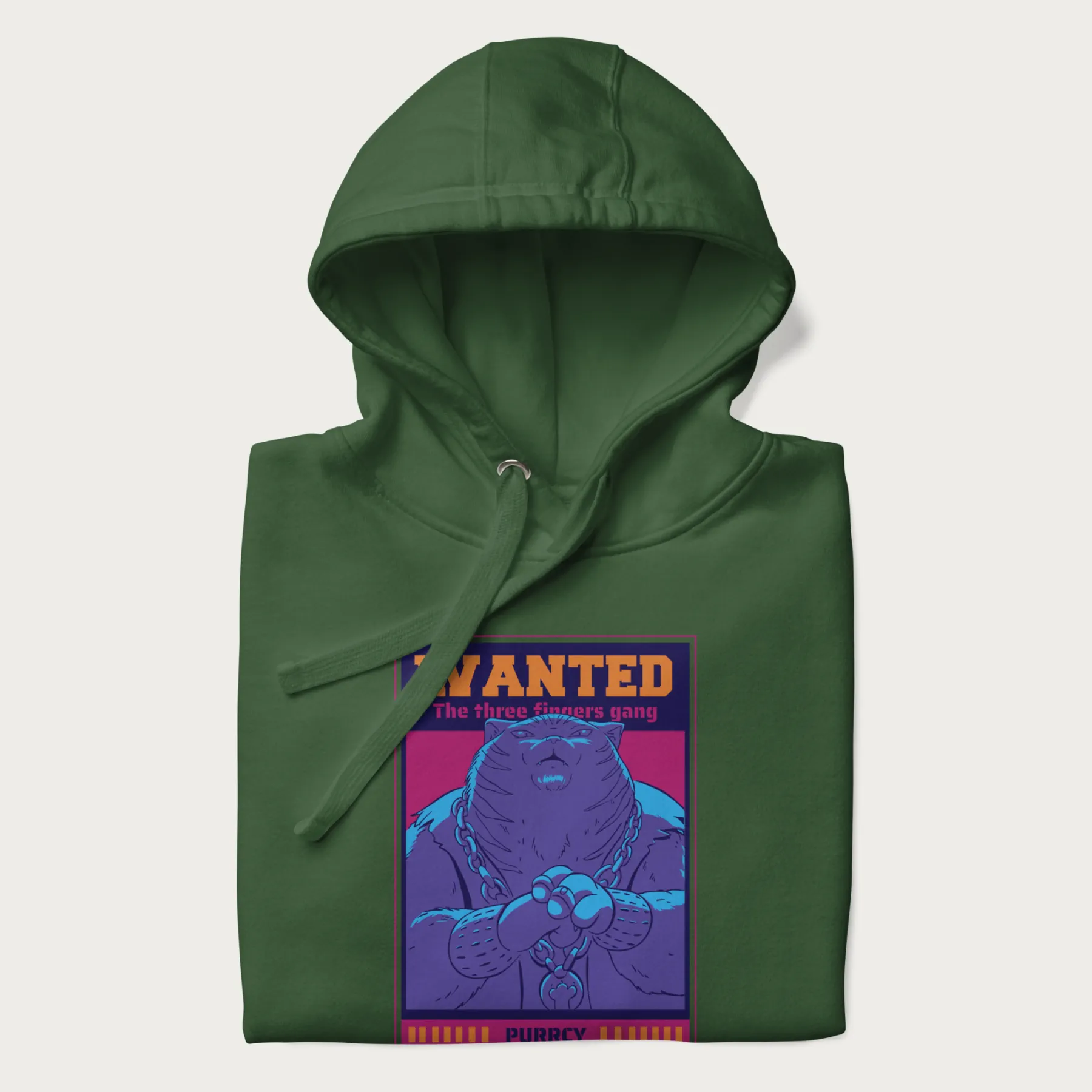 Purrcy 'Three Fingers Gang' Evil Cat Hoodie - Image 11