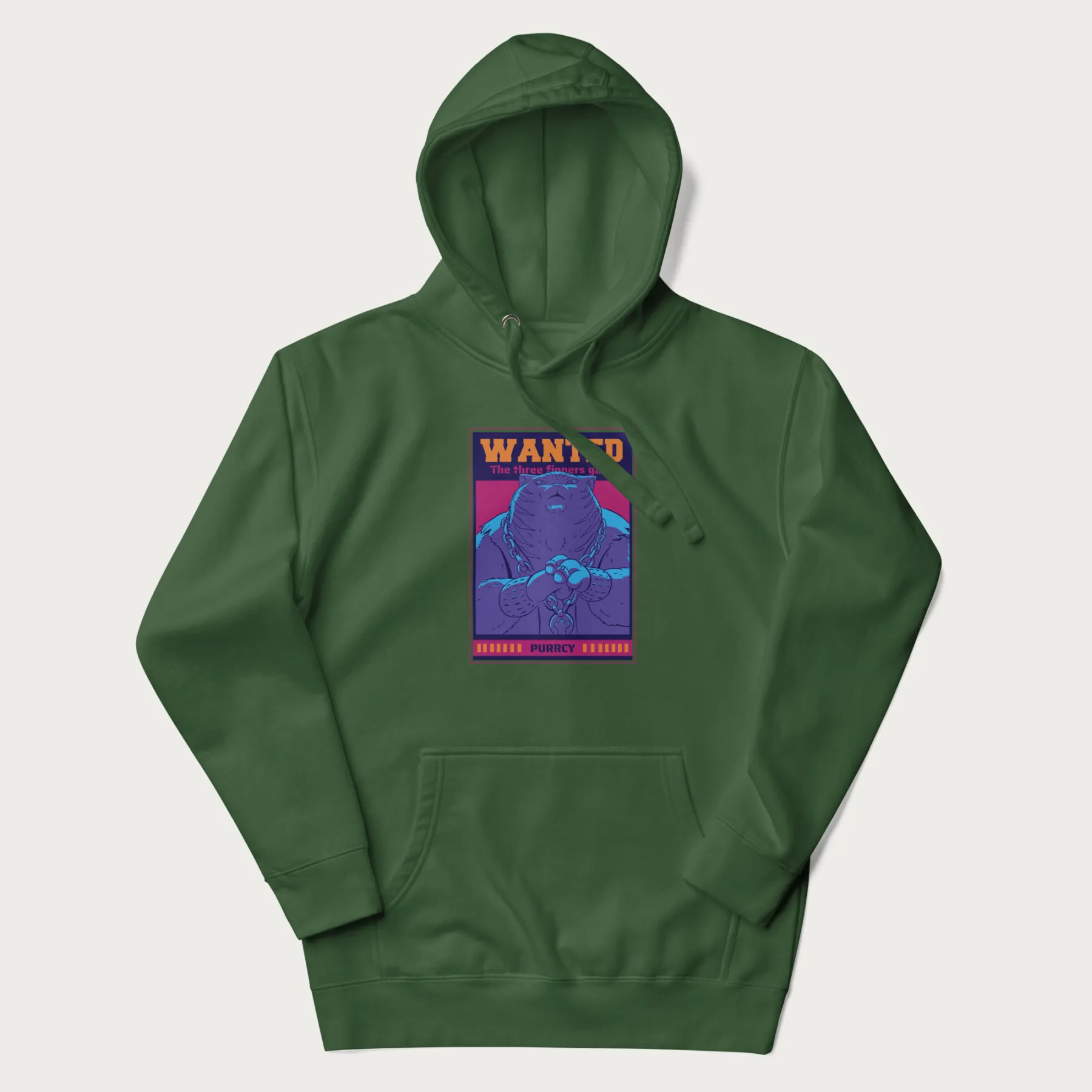 Purrcy 'Three Fingers Gang' Evil Cat Hoodie - Image 12