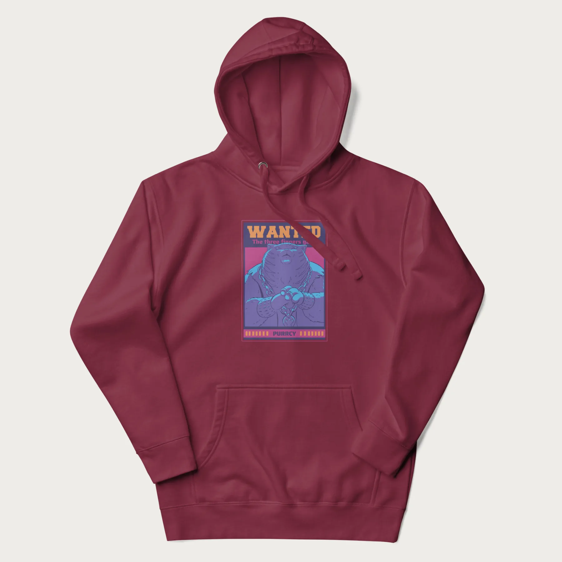 Purrcy 'Three Fingers Gang' Evil Cat Hoodie - Image 14