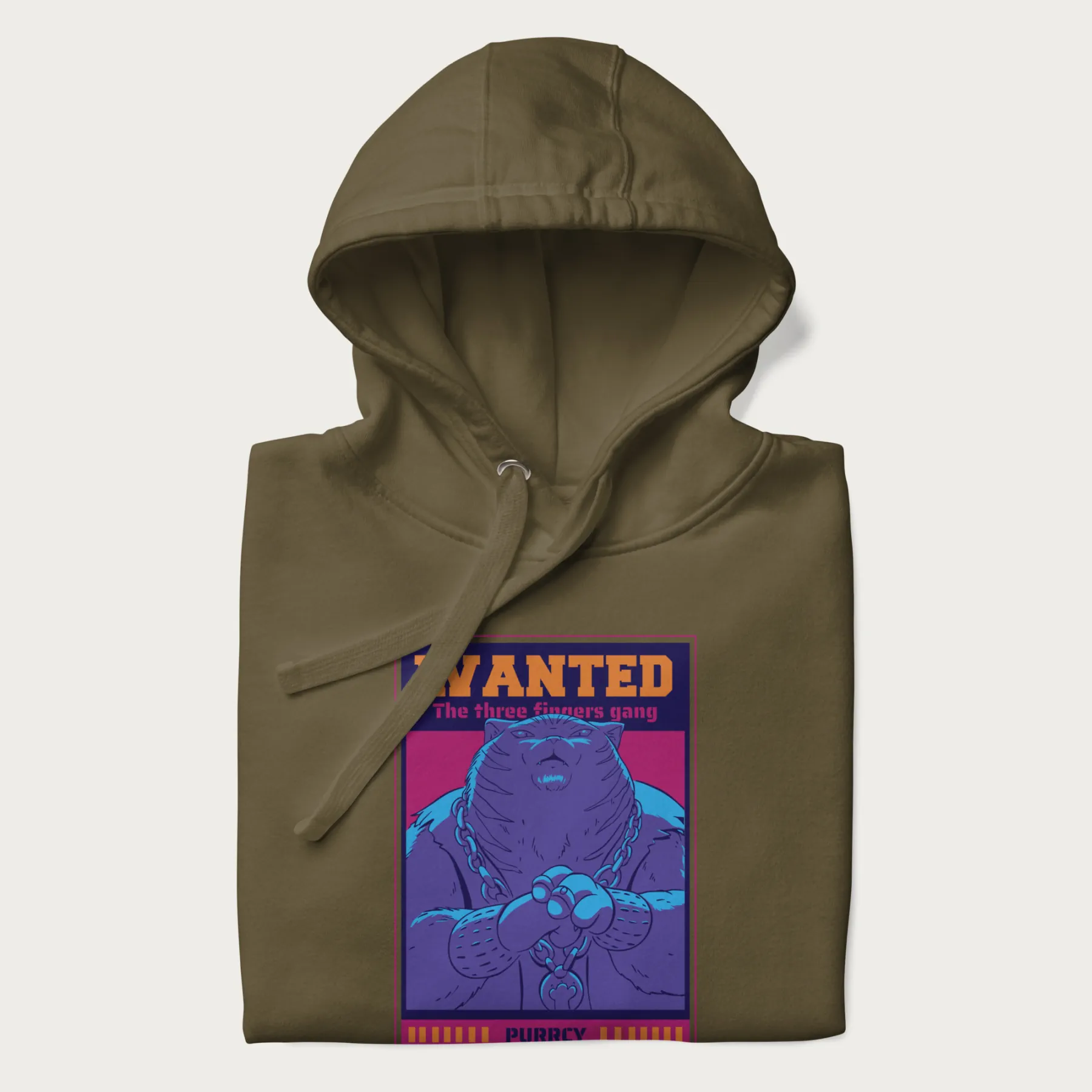 Purrcy 'Three Fingers Gang' Evil Cat Hoodie - Image 15