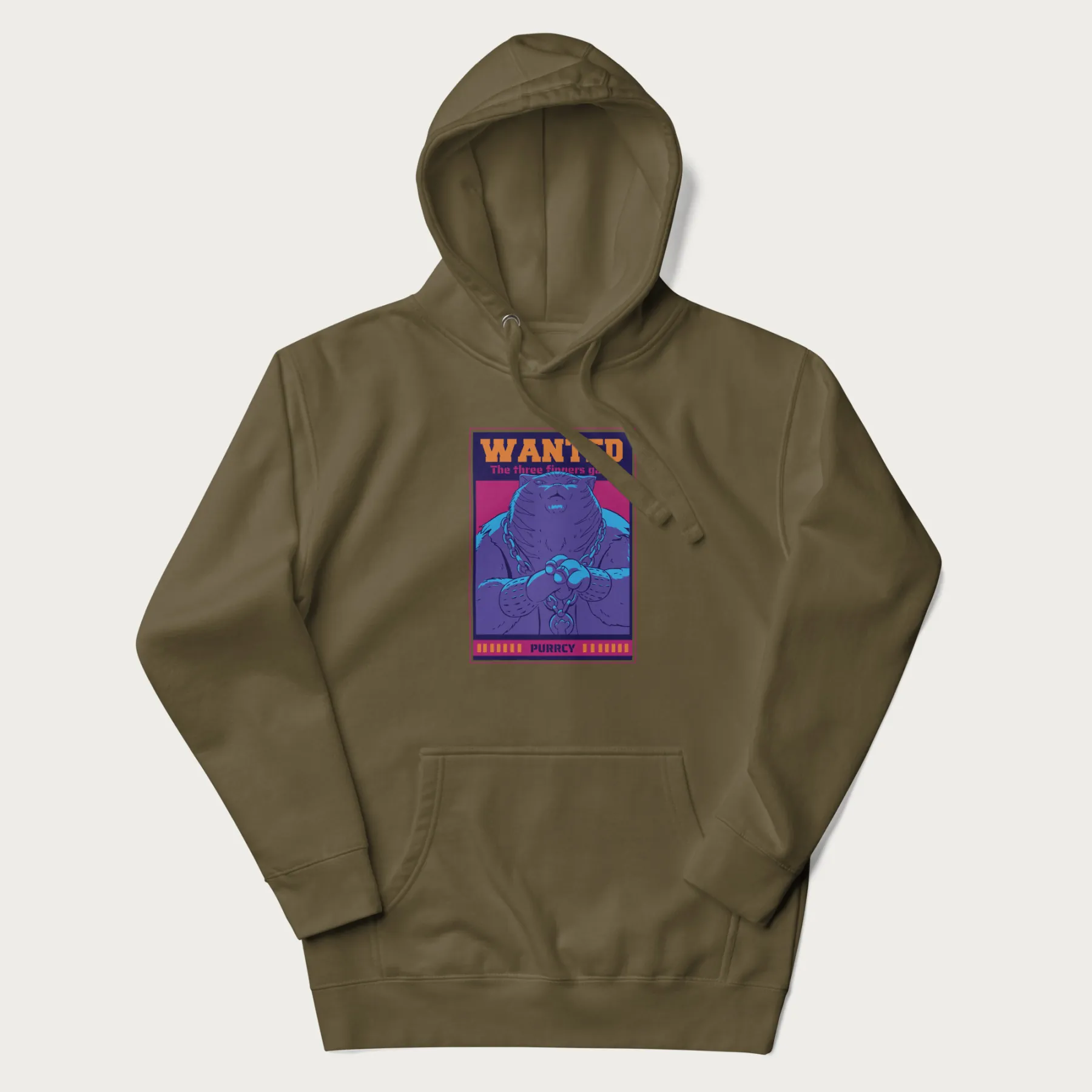 Purrcy 'Three Fingers Gang' Evil Cat Hoodie - Image 16