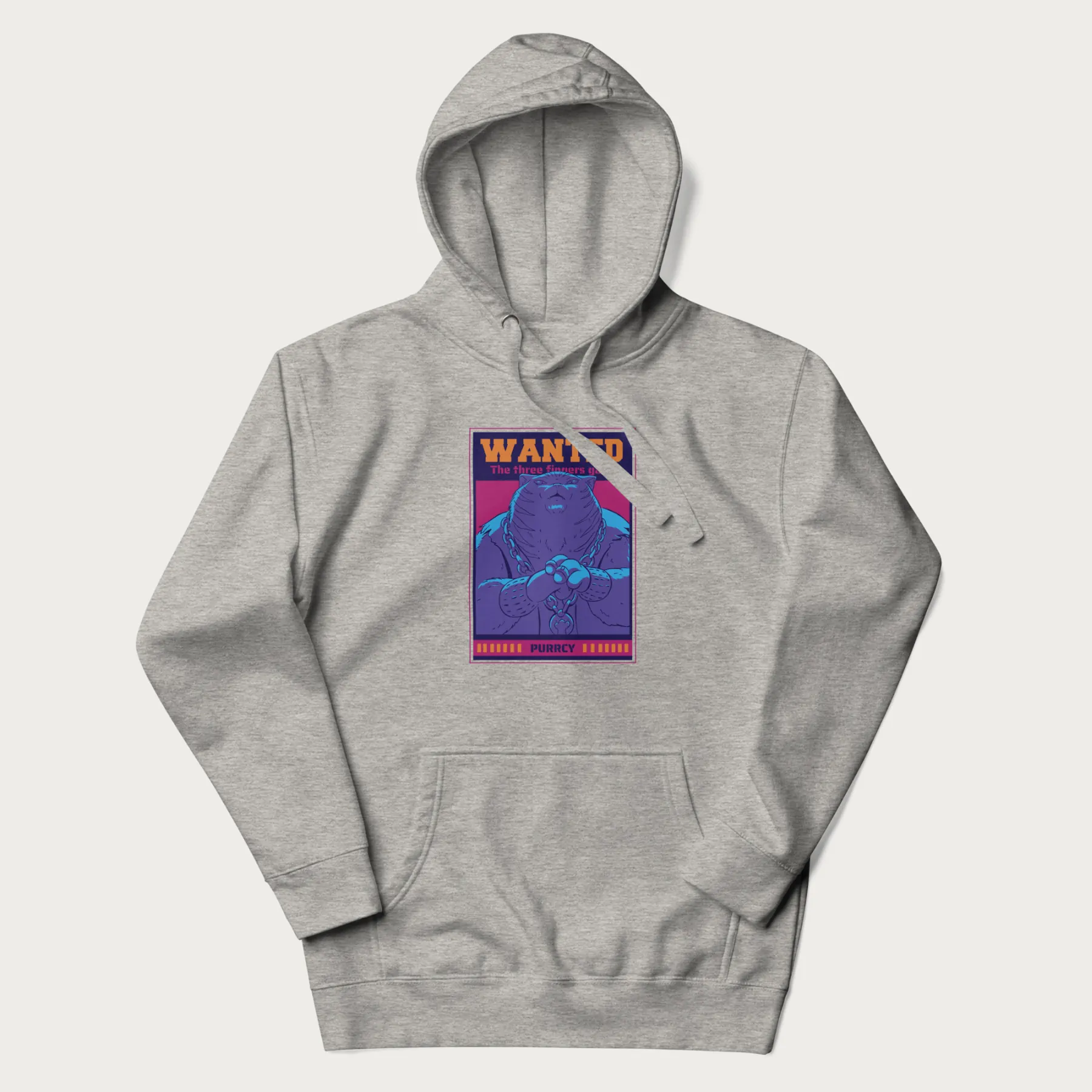 Purrcy 'Three Fingers Gang' Evil Cat Hoodie - Image 6
