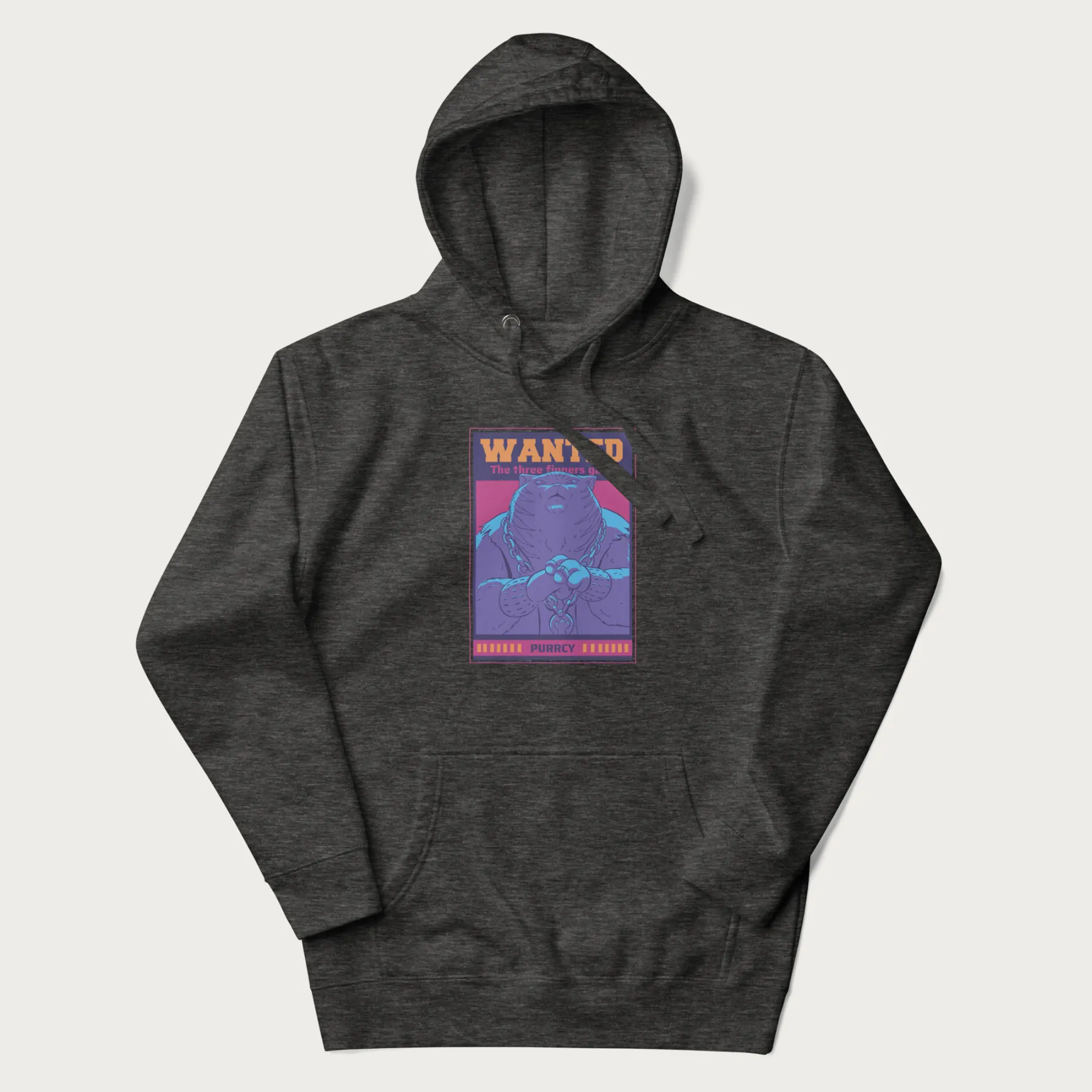 Purrcy 'Three Fingers Gang' Evil Cat Hoodie - Image 8