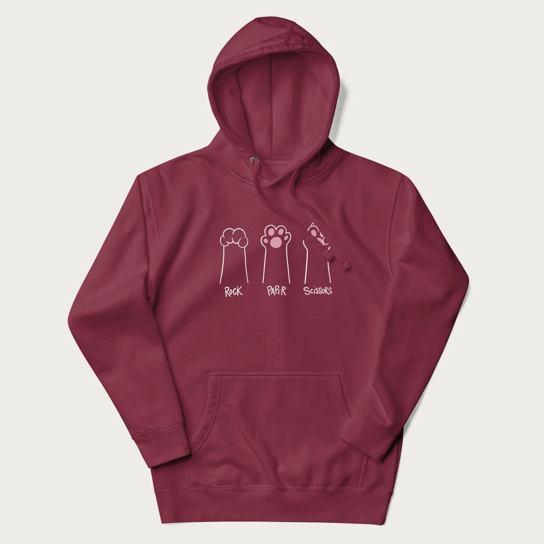 Rock Paper Scissors Cat Paw Hoodie - Image 14