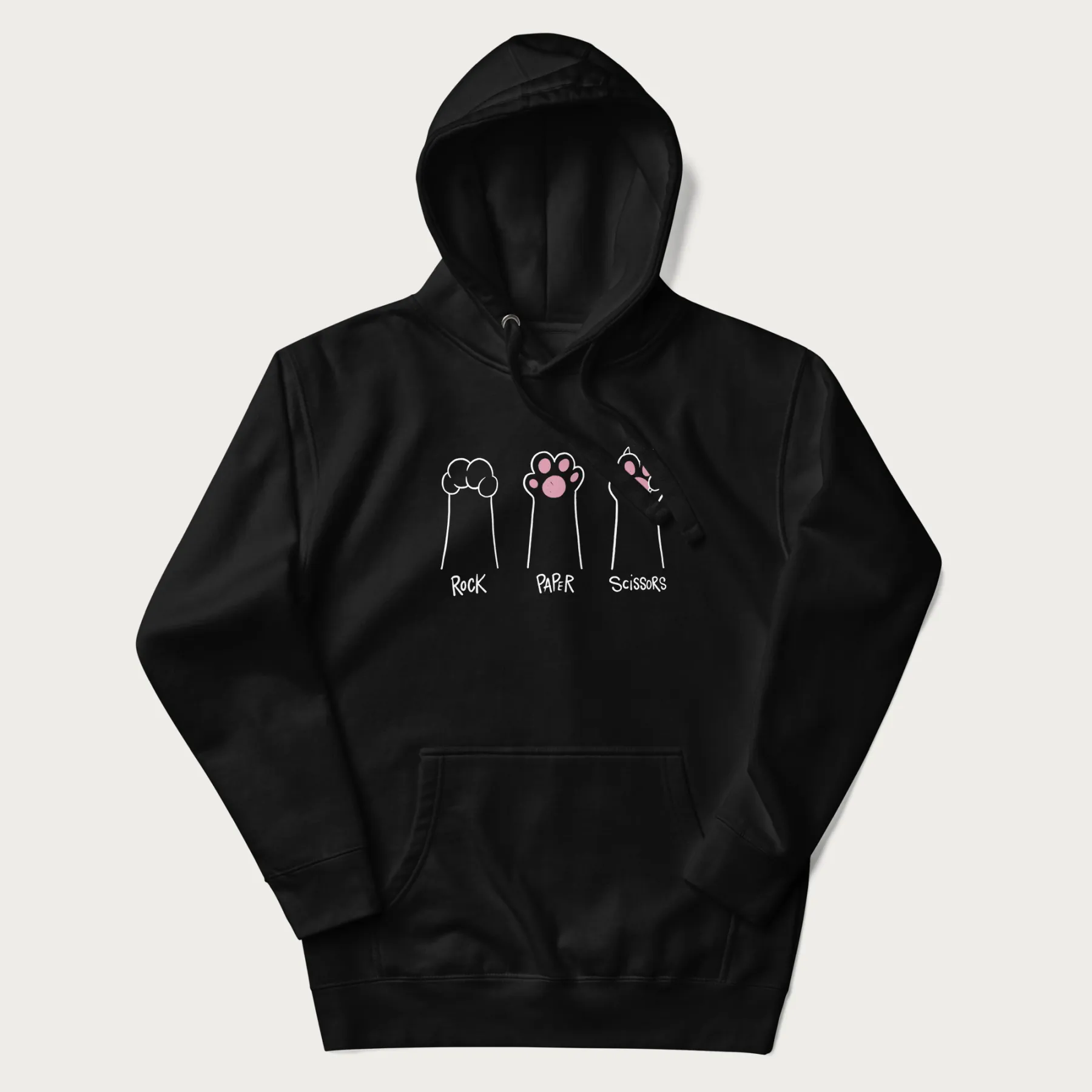 Rock Paper Scissors Cat Paw Hoodie - Image 4